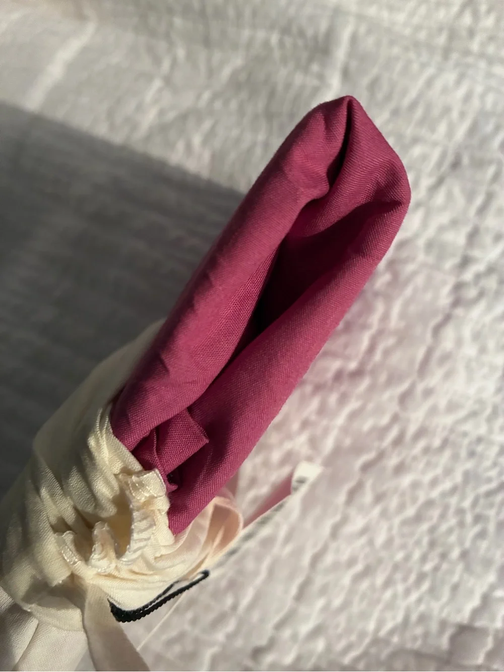 Bed Threads 100% Organic Cotton Percale Pillowcases - Standard in Berry